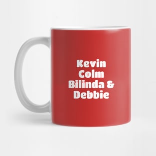 My Bloody Valentine Band Member White Type Mug